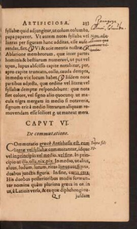 Caput VI. [IV.] De commutatione.