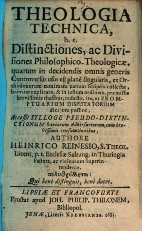 Theologia technica