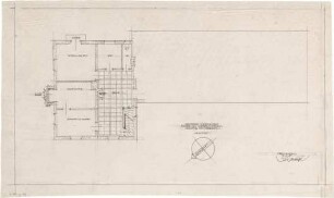 Gsaenger, Gustav; München - Moosach; Haus Eierschmalz, Wiederaufbau - Variante (Grundriss OG)