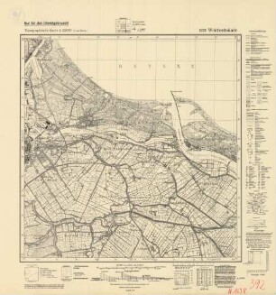 1678 Weichselmünde, Topographische Karte 1:25000 (4cm - Karte)