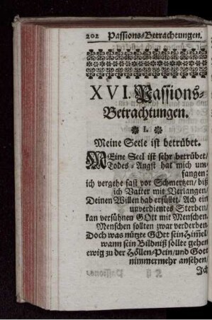 Passions-Betrachtungen
