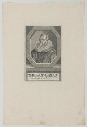 Bildnis des Andreas Harsdörfer