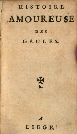 Histoire amoureuse des Gaules