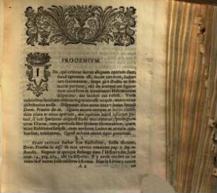 Dispvtatio Philologica Spicilegivm Vitae Eliae Levitae Germani Cvm Particvla Libri Eivs Masoret Hammasoret Complectens, [1]