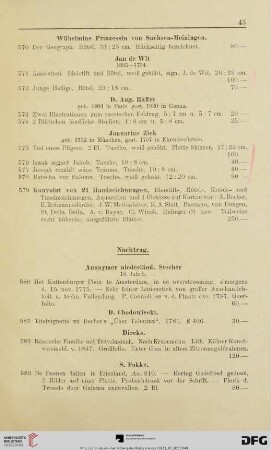 Nachtrag (Nr. 580 - 597)