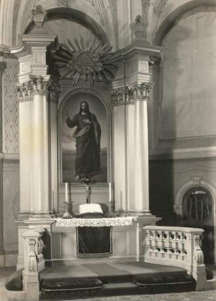 Dresden-Plauen. Auferstehungskirche. Altar (von Johann Christian Feige), geweiht 1735