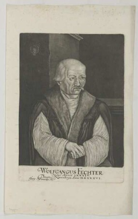 Bildnis des Wolfgangus Fechter