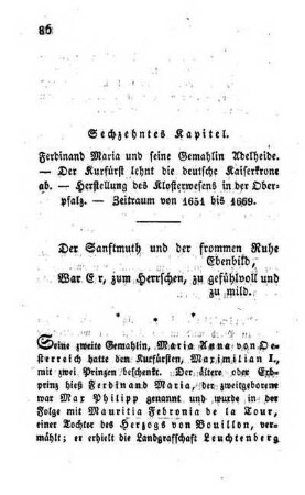 Sechzehntes Kapitel
