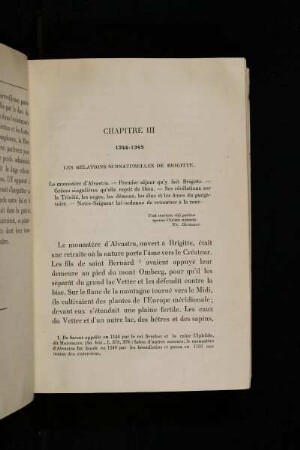 Chapitre III 1344-1345 Les Relations Surnaturelles De Brigitte.