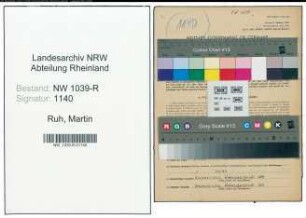 Entnazifizierung Martin Ruh , geb. 05.06.1913 ()
