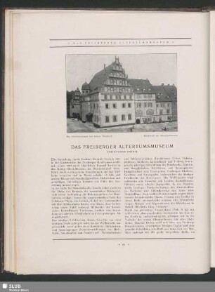 Das Freiberger Altertumsmusem