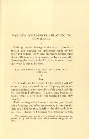 Various documents relating to commerce