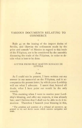 Various documents relating to commerce
