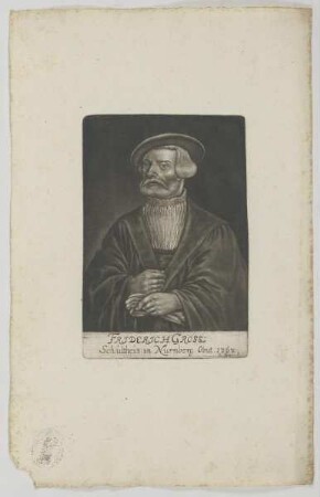 Bildnis des Friderich Grosz
