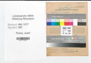 Entnazifizierung Josef Pulina , geb. 01.10.1898 (Polizist)