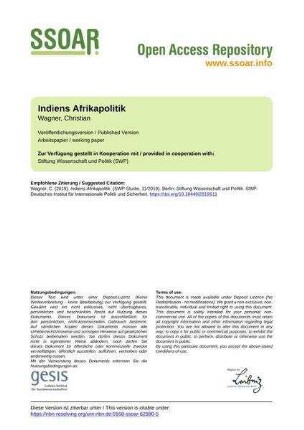 Indiens Afrikapolitik