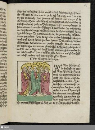 Von allen gottes heiligen