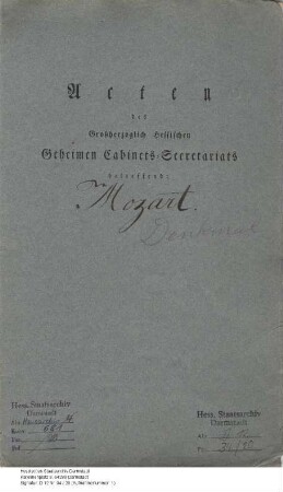 Mozart, Wolfgang Amadeus, Komponist in Salzburg und Wien
