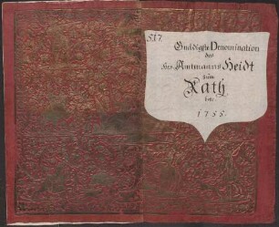 Ernennung des Amtmanns Heidt zum Rat