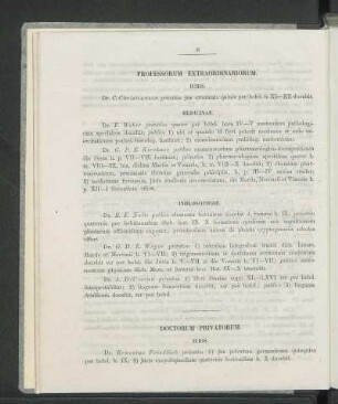 Professorum Extraordinariorum.