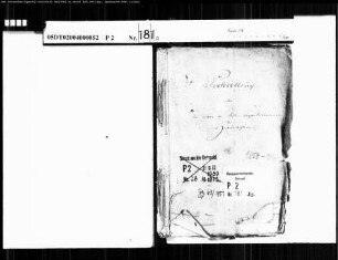 Belegakte zu dem Zivilstandsregister der Juden der Gemeinde Fürstenberg mit den Orten Bleiwäsche, Essentho, Fürstenberg, Giershagen, Leiberg, Meerhof, Oesdorf, Wünnenberg (H 1850-1872)