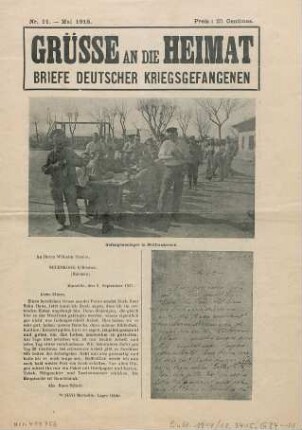 GRÜSSE AN DIE HEIMAT : BRIEFE DEUTSCHER KRIEGSGEFANGENEN