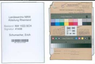 Entnazifizierung Erich Schumacher , geb. 09.09.1908 (Bahnbeamter)
