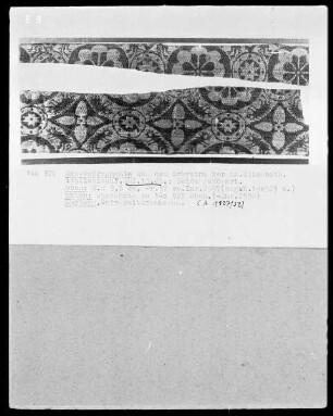 Textilfragment aus dem Elisabethschrein
