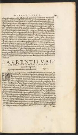 Laurentii Vallae Dialecticarum Disputationum ...