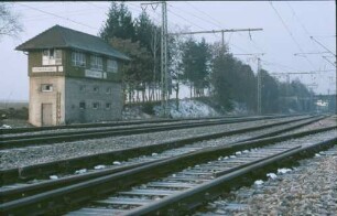 Gäubahn Eutingen Stellwerk 1 Weichenantrieb Weichenlaterne