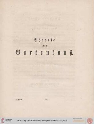 Theorie der Gartenkunst