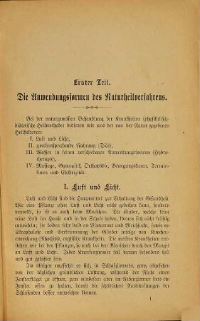 Naturgemäße Behandlung der Krankheiten : physikalisch-diätetische Heilmethode