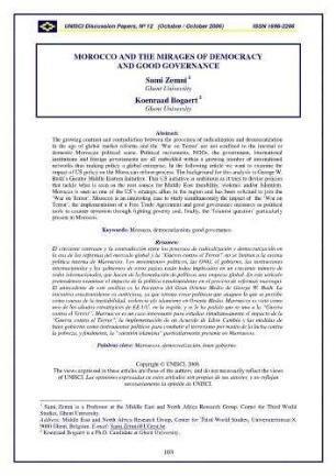 Morocco and the mirages of democracy and good governance