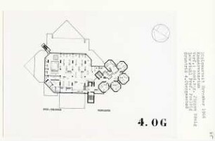 Konservatorium (Diplomarbeit bei Peter Poelzig): Grundriss 4. Obergeschoss