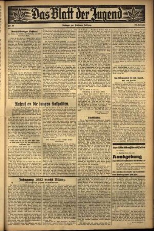 Zweite Ausgabe vom Mittwoch, den 27. Januar 1932.
