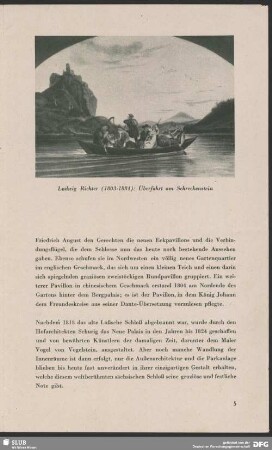 Überfahrt über die Elbe am Schreckenstein