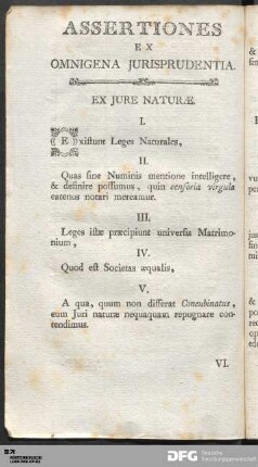 Assertiones Ex Omnigena Jurisprudentia.