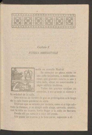 Capítulo X - Fuerza irresistible