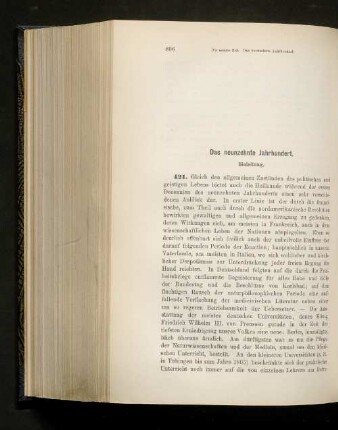 Das neunzehnte Jahrhundert