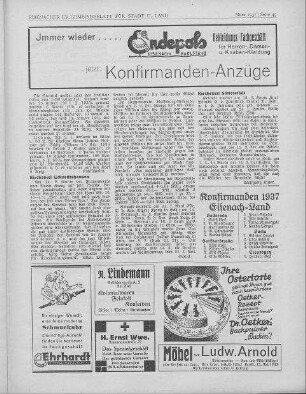 Konfirmanden 1937 Eisenach-Land