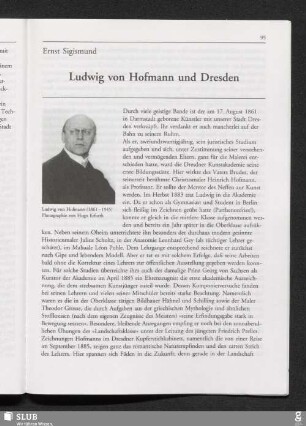 Ludwig von Hofmann und Dresden