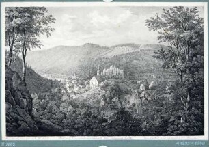 Blick auf Tharandt unterhalb der Johannishöhe