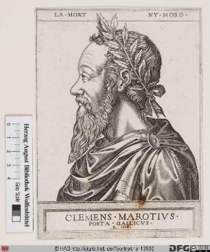Bildnis Clément Marot