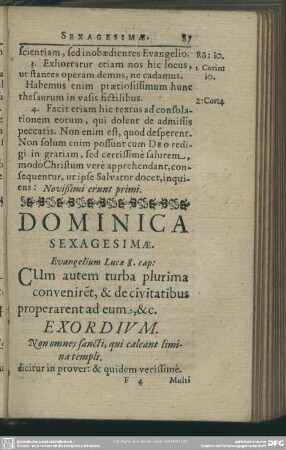 Dominica Sexagesimae