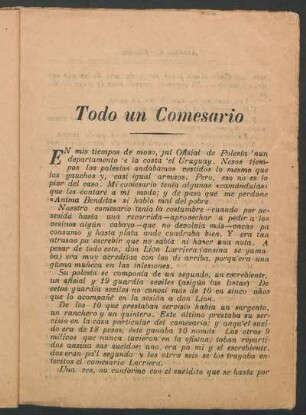 Todo un Comisario