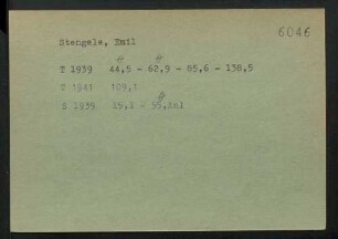 Stengele, Emil