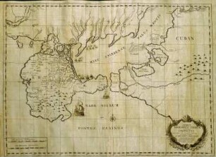 WHK 20 Russisch-Türkischer Krieg: Plan der Kriegsschauplätze auf der Krim und am Asowschen Meer, 1736 und 1737