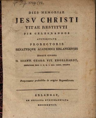 Probabilia de origine Bogomilorum