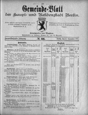 1911,46: No. 46, 12. November 1911