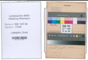 Entnazifizierung Ernst Lategahn , geb. 05.12.1902 (Wissenschaftler)